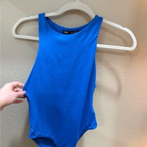Zara Electric Blue Bodysuit